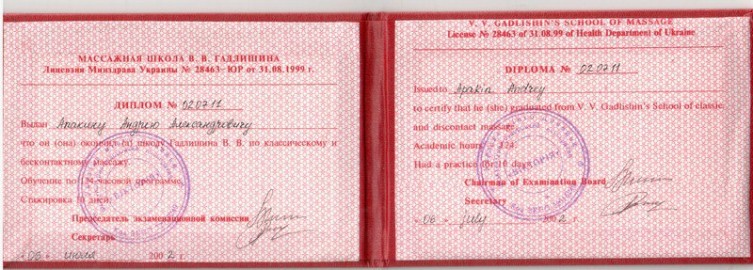 массажист Андрей Апакин